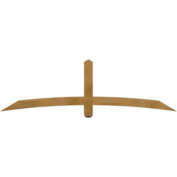 Ekena Millwork Bellingham Rough Sawn Timber Gable Bracket, Western Red Cedar, 84"W x 24"H x 4"D x 4"F, 7/12 Pitch GBW084X24X0404BEL00RWR - main